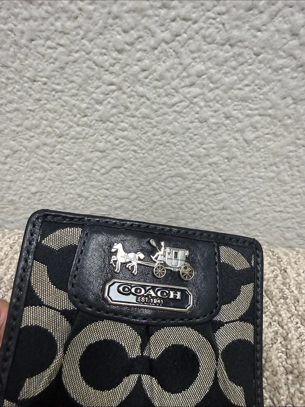 Coach compact card